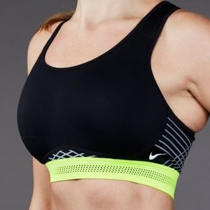Nike Pro Fierce Reflective Racerback Sports Bra